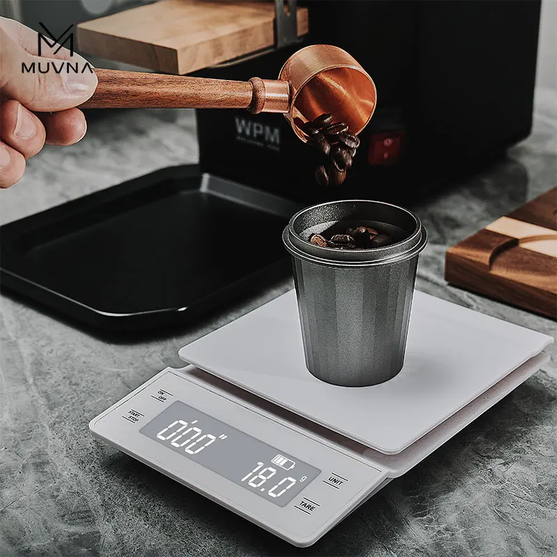 MUVNA Espresso Dosing Cup, Compatible With 51/54/58mm Portafilter Filters, Espresso Accessories, Aluminum(Black/Grey)