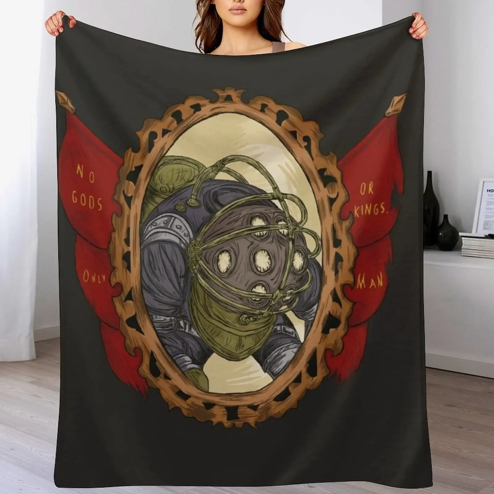 

Big Daddy Throw Blanket Warm Flannel Blanket for Couch Chair Bedroom