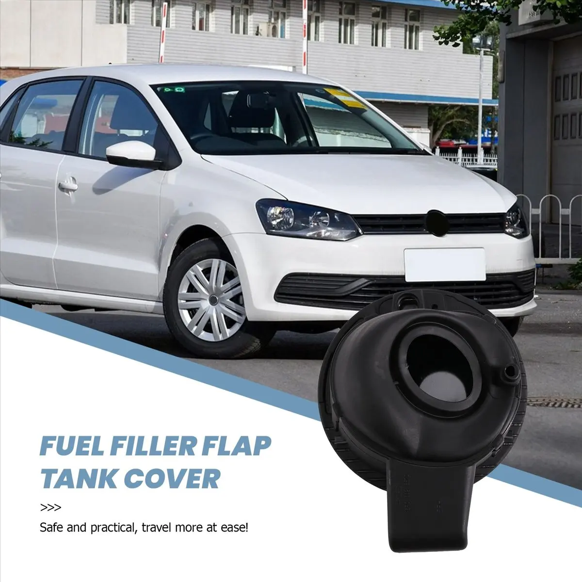 Super Sale Car Fuel Filler Flap Tank Cover For-Polo 6R 2010-2018 6RD809857D 6R0 809 857