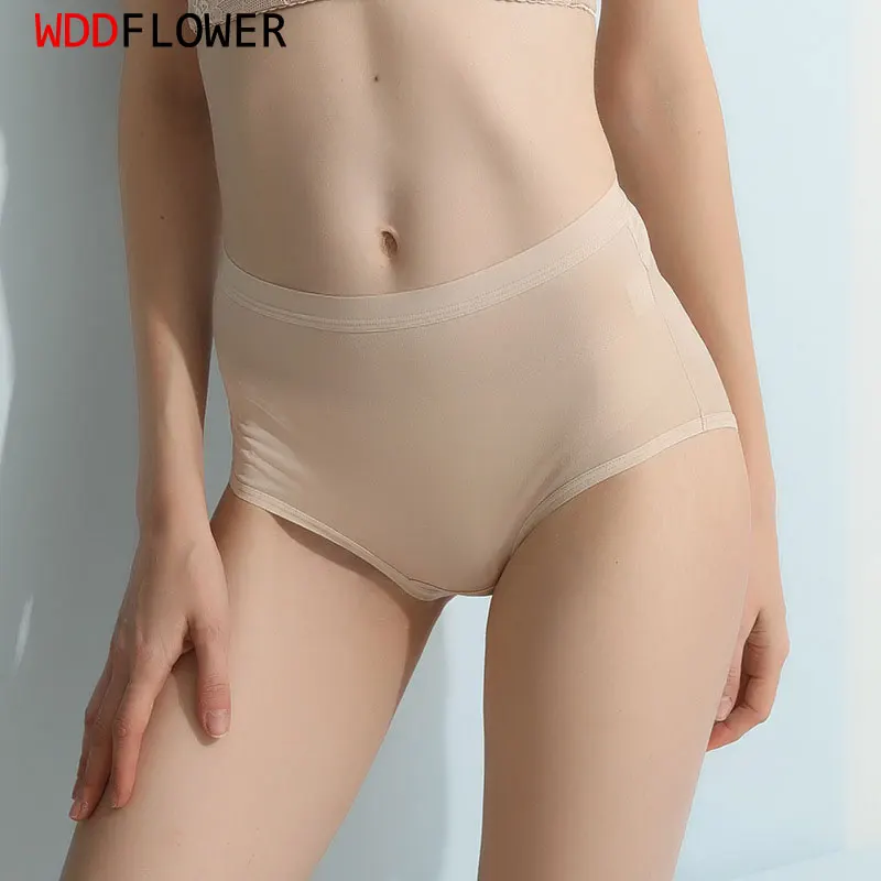 3 Pack Women Silk Panties 100% Natural Silk High Rise Panties Briefs Underwear Lingerie Pink M L XL XXL TA033