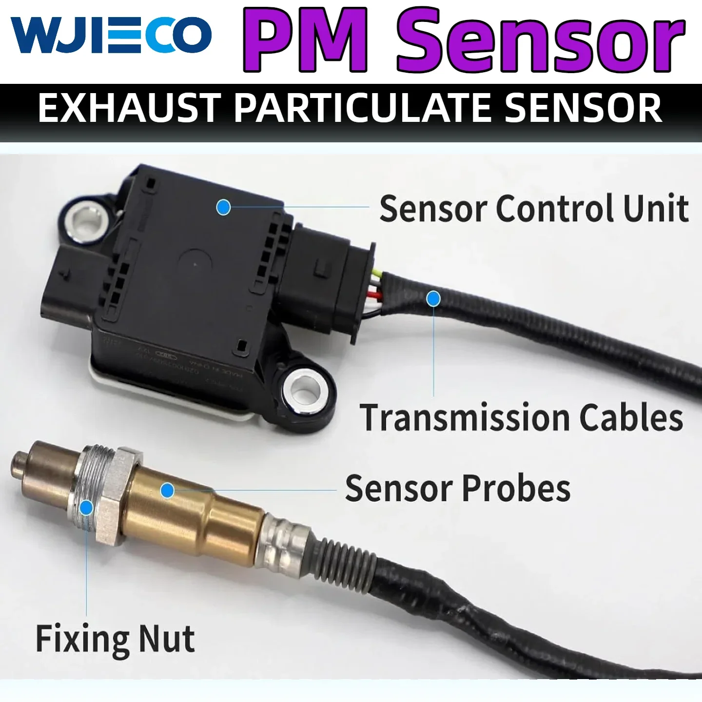 227935JU0A 0281007914 0281007915 PM Sensor Fits Diesel RENAULT car WJIECO Diesel Exhaust Particulate Matter Sensor