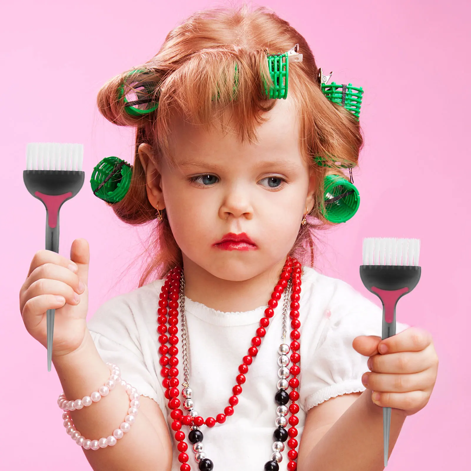 

4Pcs Professional Hair Coloring Brush Durable Hair Dyeing Comb for Salon Home Use Highlights Foiling Treatment