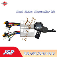 Jipin Controller Hall No Hall Motor Accessories 36V 48V 52V 60V JP LCD Display Electric Scooter Power Throttle Switch Universal