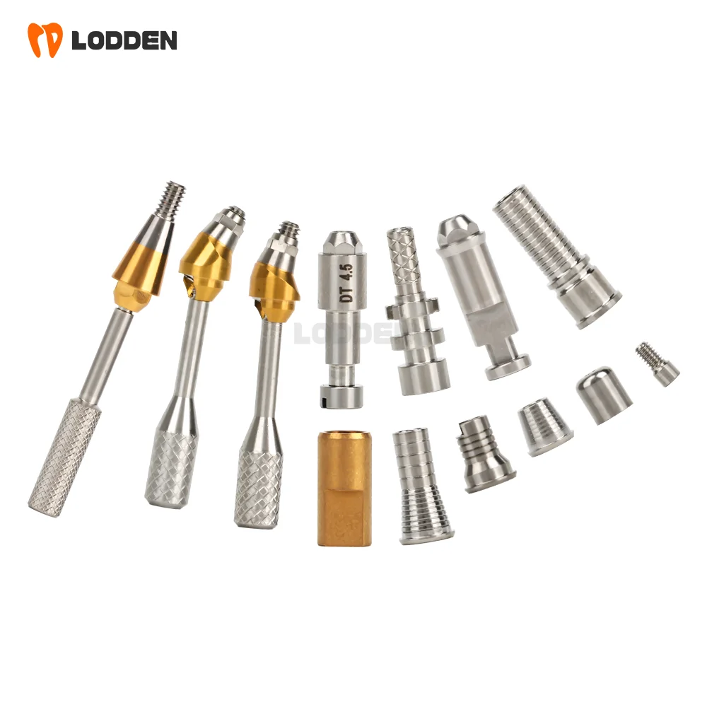 3PCS Dentium Multi Unit Abutment Straight Bevel  Accessories MUA SuperLine System Titanium Base Analog Transfer Scan Body Sleeve