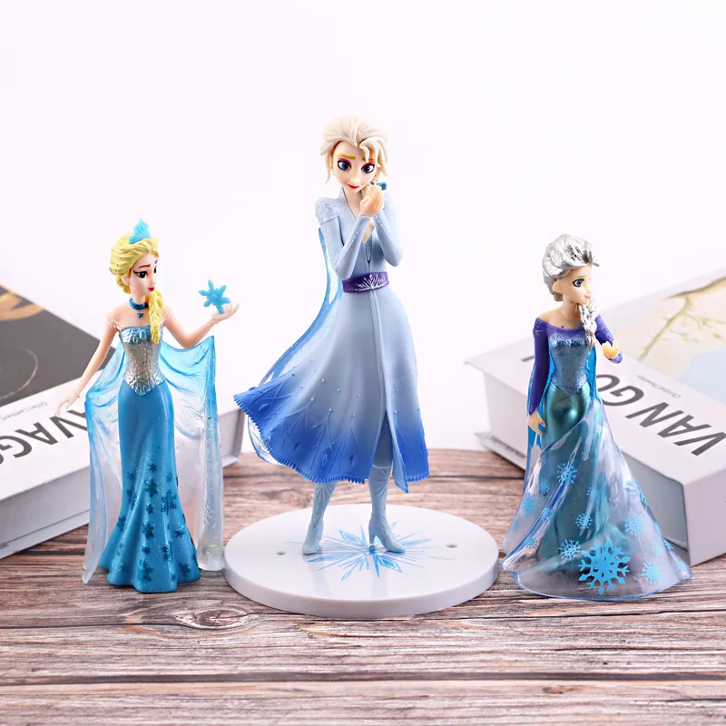

Милая кукла Эльзы Снег «Холодное сердце» Диснея, модель украшения для торта, аксессуары для рабочего стола, игрушка для девочек, очаровательный подарок на день рождения, Рождество ﻿