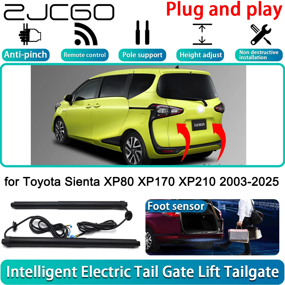 

for Toyota Sienta XP80 XP170 XP210 2003-2025 Electric Powered Tailgate Power Liftgate Automatic Tailgate System With Foot Sensor