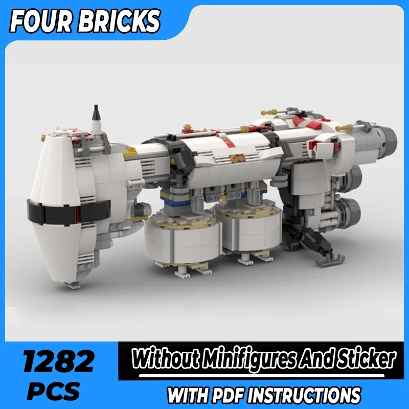 Space Transport Aircraft Model Moc Building Bricks Dragonfly Transporter Technology Blocks Gift Christmas Toys DIY Sets Assembly