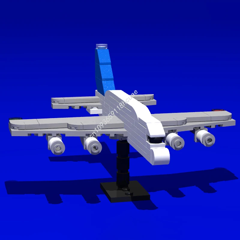 

90 шт. MOC Boeing 747-400LCF Dreamlifter, строительные блоки, сделай сам, сборка, креативная идея, образовательный кирпич, детская рождественская игрушка в подарок