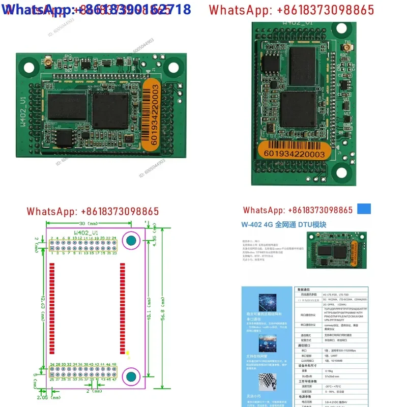 for 4G 3G 2G Full Netcom Communication Module Support Routing Internet Access Serial Communication VPN Networking Network