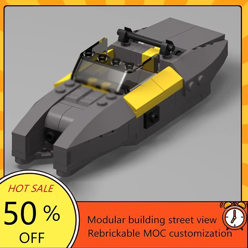 

138PCS Popular Space War Movie Model MOC Building Bricks Airspeeder Modular Technology Gifts Holiday Assemble Children Toy Suit