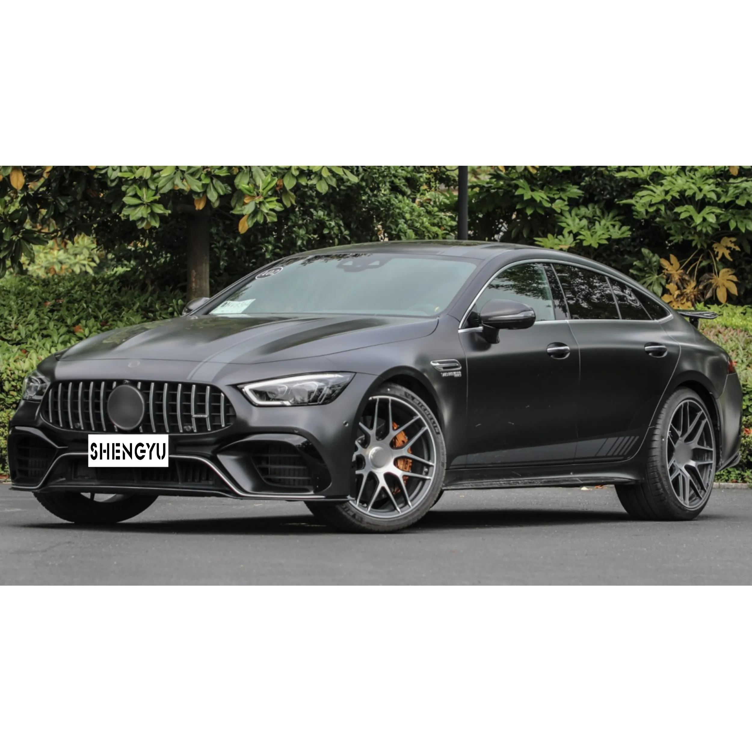 

Suitable for Benz AMG GT W290 4 Door 20-21 to AMG GT63S Auto Body Systems Include Front and Rear Bumper Rear Diffuser Pipes