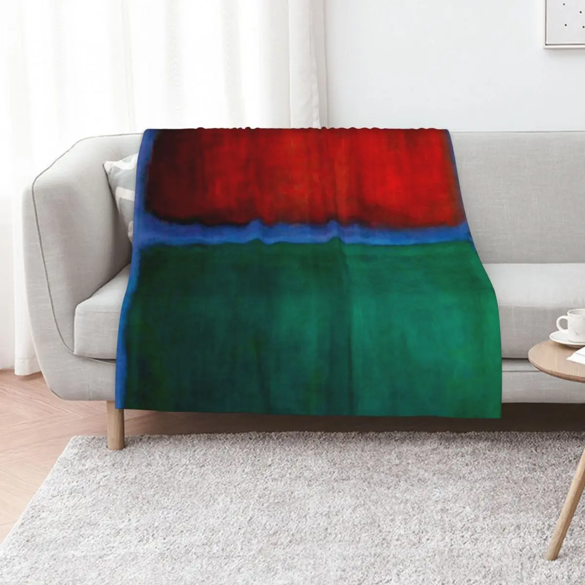 Mark Rothko - Earth and Green Throw Blanket Loose Retros Personalized Gift sofa bed Quilt Blankets
