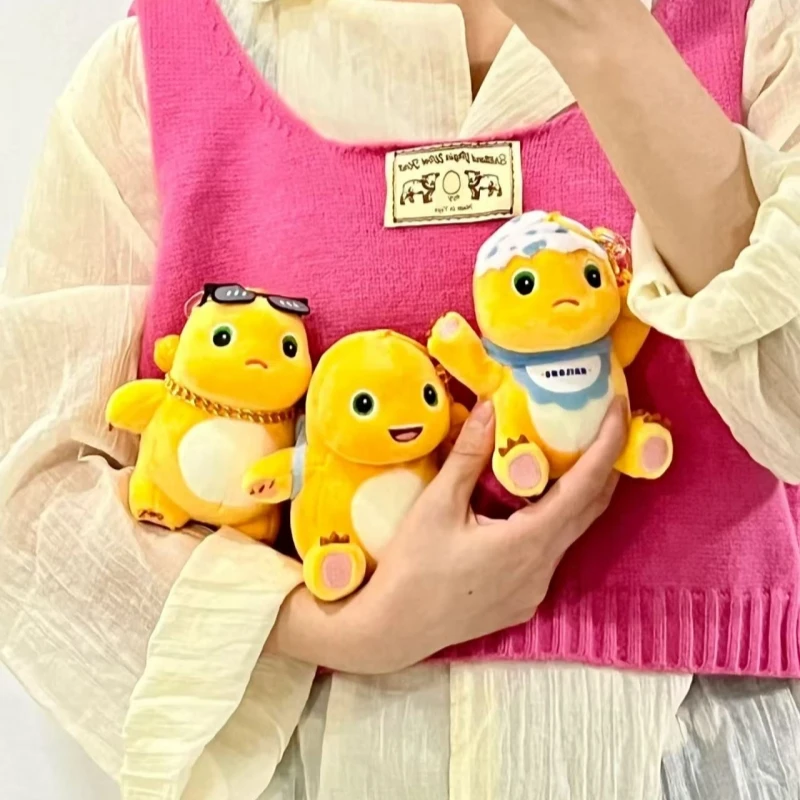 

Cute Milk Nailong Cartoon Milk Dragon Plush Pendant Toy Cute Stuffed Animal Dinosaur Bag Accessory Keychain Kids Xmas Gift