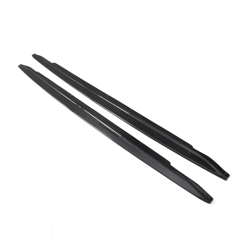 High Quality SKD Style Dry Carbon Fiber Double-sided Carbon Side Skirts
