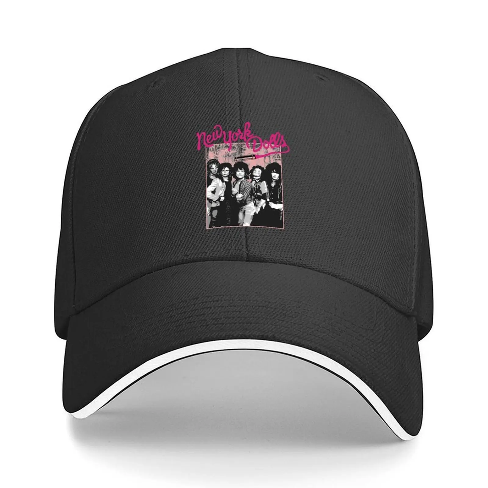 

New York Dolls - Pink Graffiti Baseball Cap Luxury Hat party Hat Luxury Man Hat Beach For Women 2025 Men's