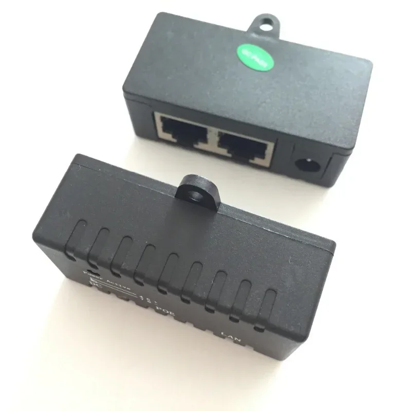 50 قطعة POE001 POE حاقن 2 ميناء RJ45 PoE الفاصل الطاقة عبر إيثرنت التبديل محول الطاقة لكاميرا CCTV IP ل HD AVI CVI