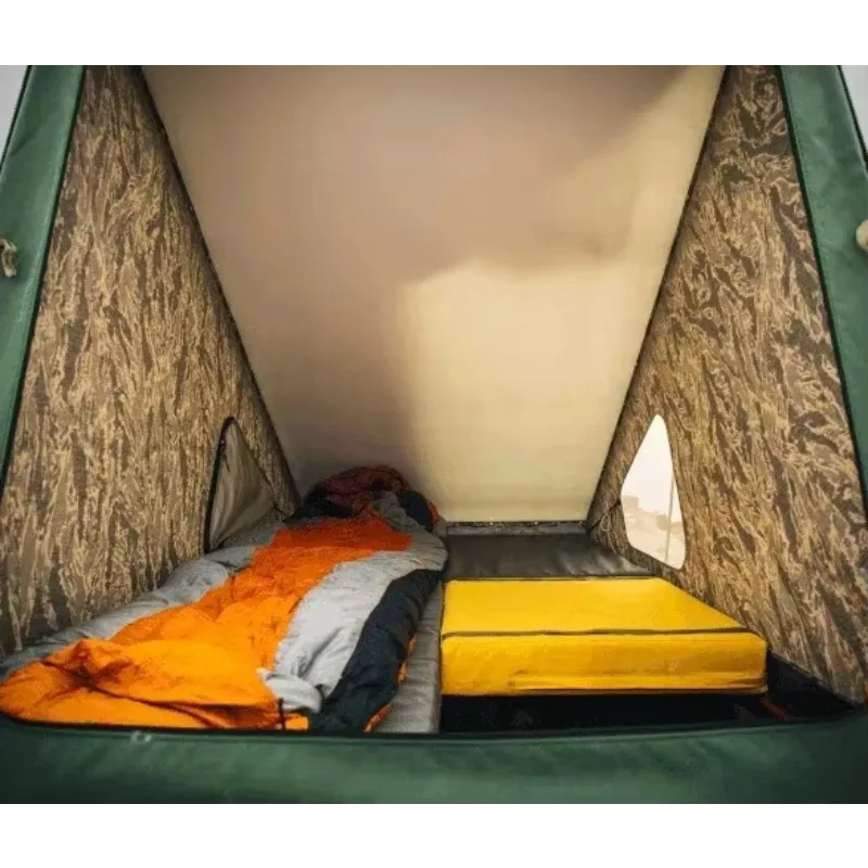 Light Weight Short Bed Truck Canopy Camper Shell Black Custom CE Travel Trailer Outdoor Camping Pickup Foldable Tent 1 Bed 600kg