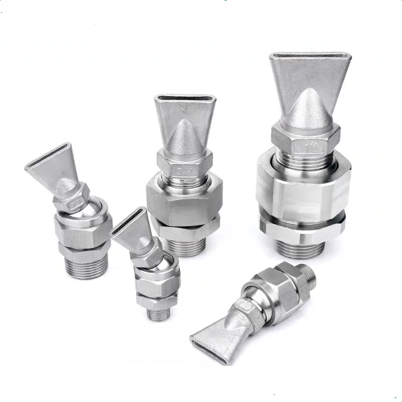 Stainless Steel Duckbill Flat Fan Strong Air Spray Drying Nozzle