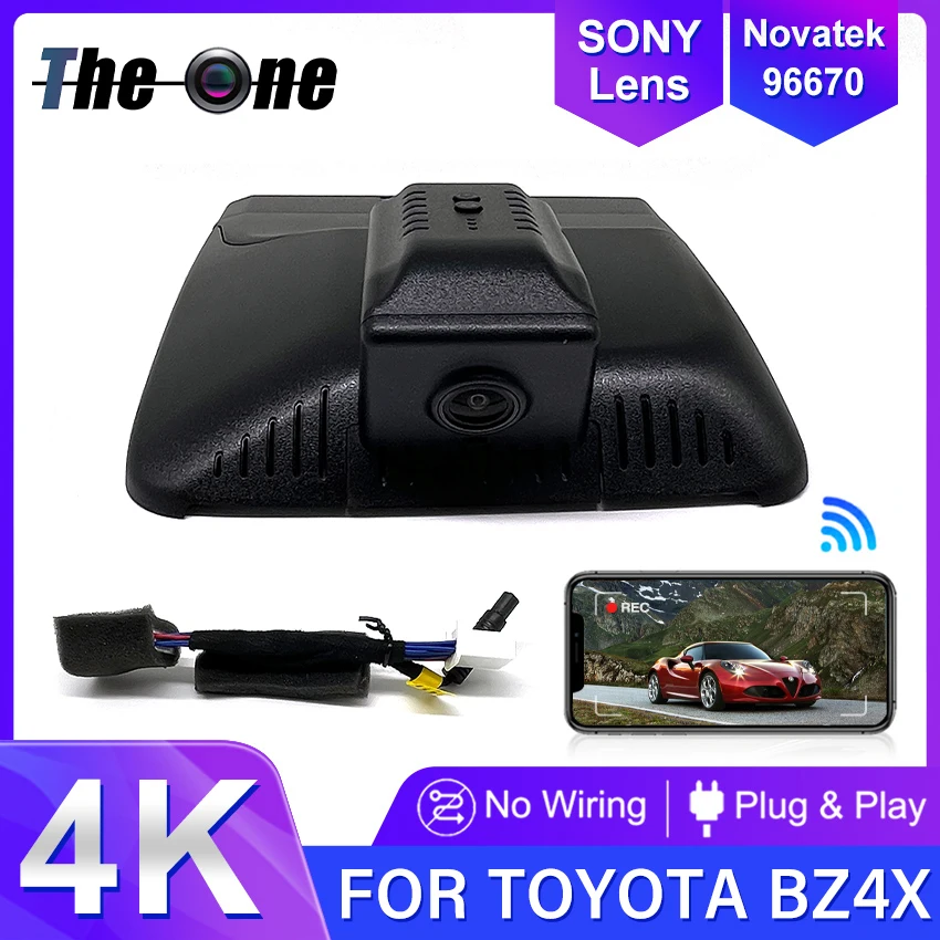 Plug and Play Dash Cam for Toyota bZ4X 2022 2023 2024 2025 XLE Limited,Car DVR 4K Dash Camera Dashcam for Car, For Toyota