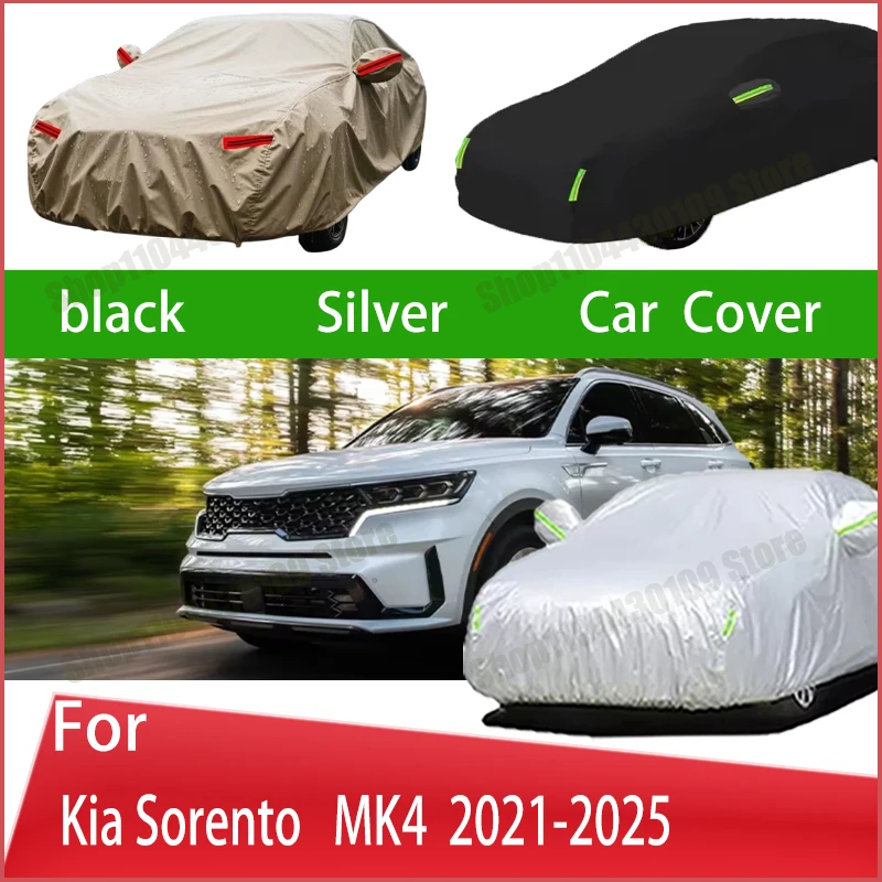 

For Kia Sorento MK4 2021-2025 car cover Winter Summer Snowproof Dustproof Shield, Waterproof Sunproof Auto Protection Accessory