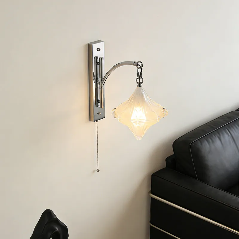 Vintage Bauhaus Star Wall Lamp Industrial Style Swing Arm Sunset Bracket Light Living Room Corridor Bedroom Bedside Decoration