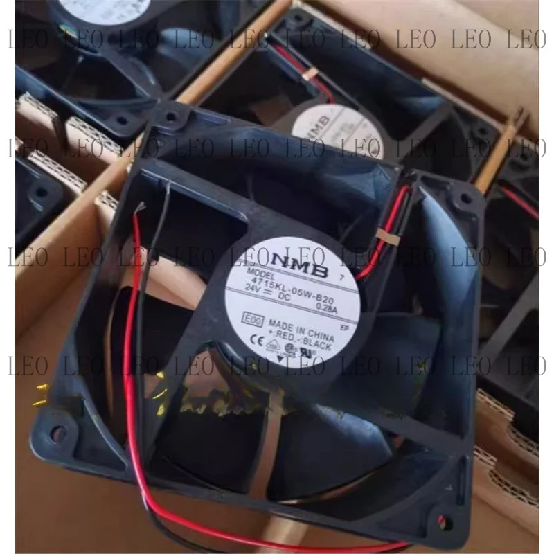 MY For NMB 4715KL-05W-B20 12038 DC24V 0.28A 12CM 2-wire dual-ball bearing cooling fan