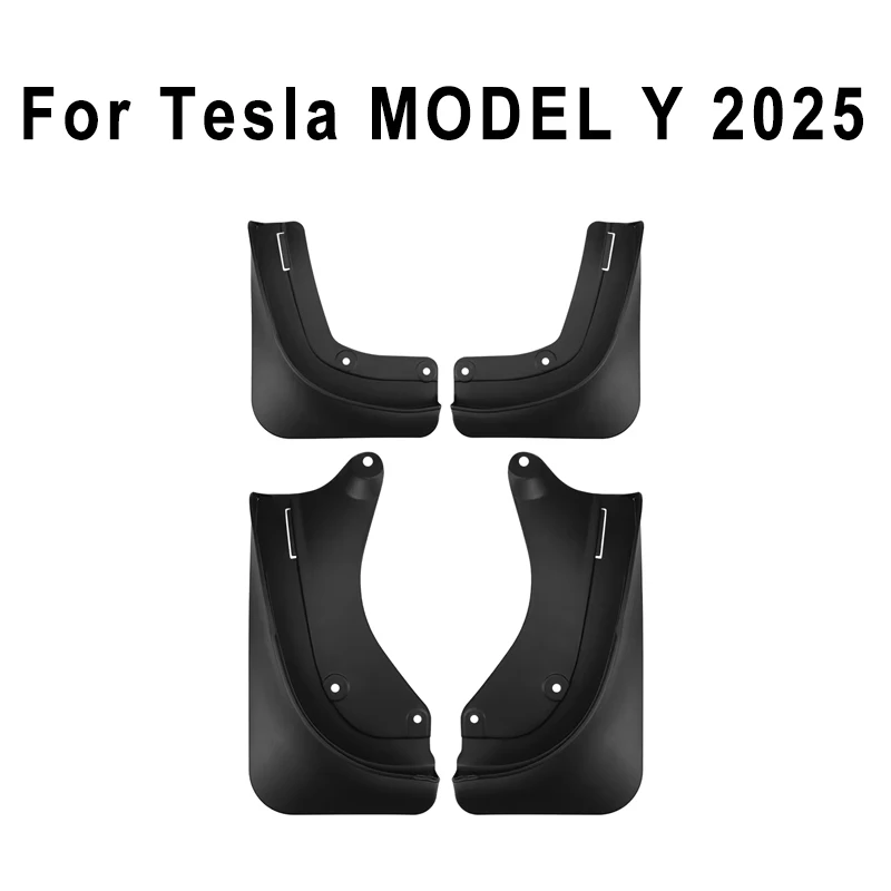 4 шт. автомобильные брызговики накладка на крыло для Tesla MODEL Y 2025 автомобильные шины брызговики, водонепроницаемые, аксессуары для предотвращения брызг от брызг