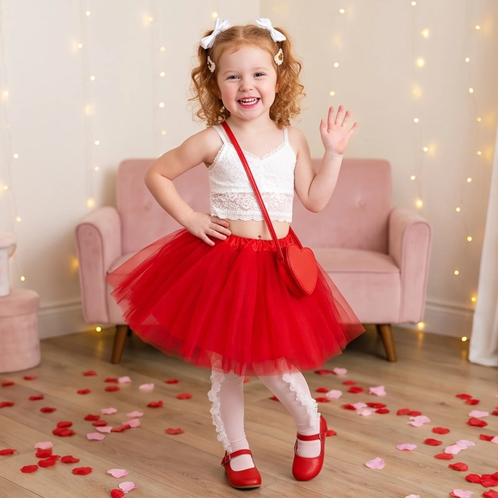 Children Solid Color Mesh Skirt for Girls Elastic Waist Puffy Tulle Half Skirt Kids Ballet Dance Party Performance Costume
