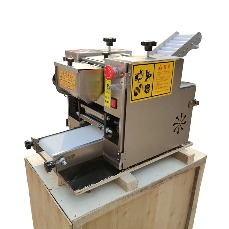 Electric Dumpling Machine Small Commercial Wonton Wrapper Machine Automatic Samosa Empanada Dough Sheet Maker