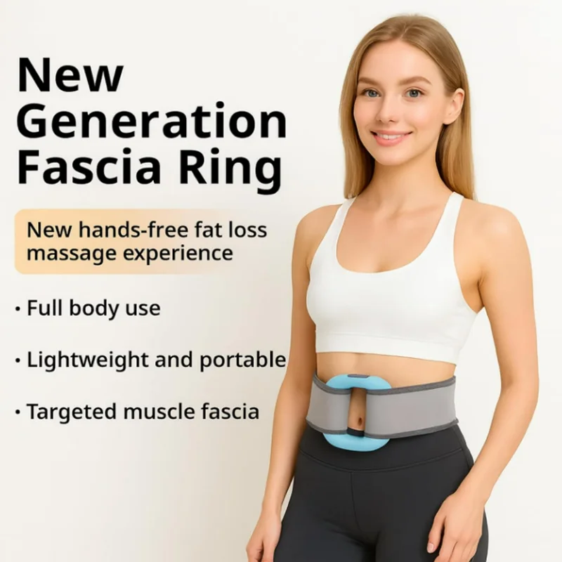 

5 Gears Adjustable Electric Fascia Massage Ring Vibration Massager Deep Muscle Relaxation Neck Shoulder Back Massager