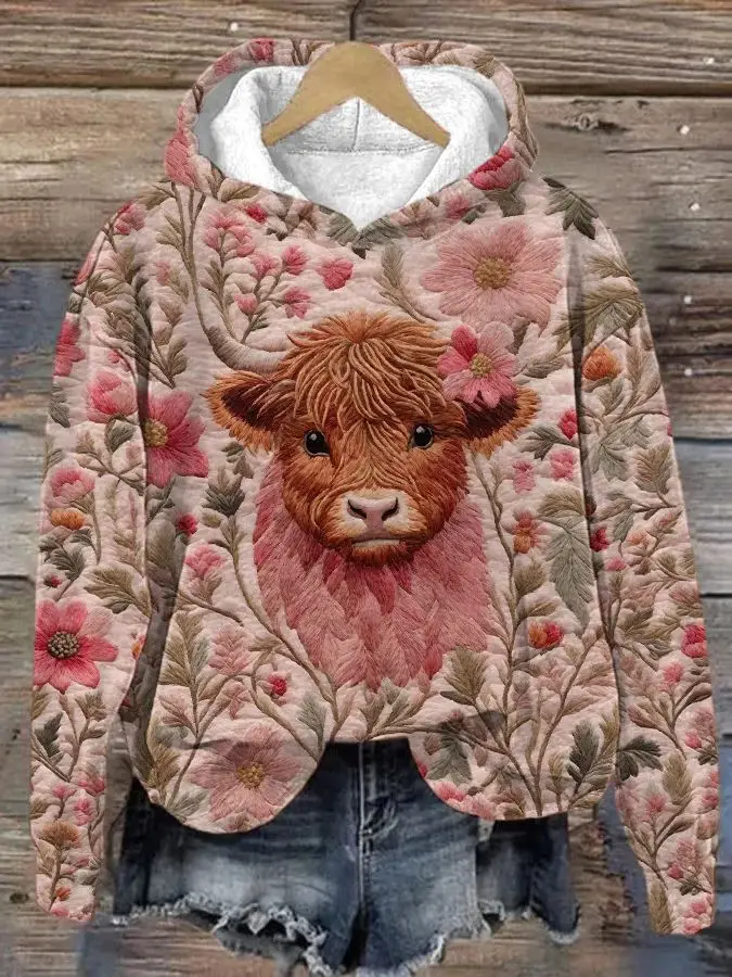 Mode vache Animal 3D impression sweats à capuche femmes sweat à capuche décontracté surdimensionné pull Y2K sweats à capuche hauts unisexe manteau vêtements