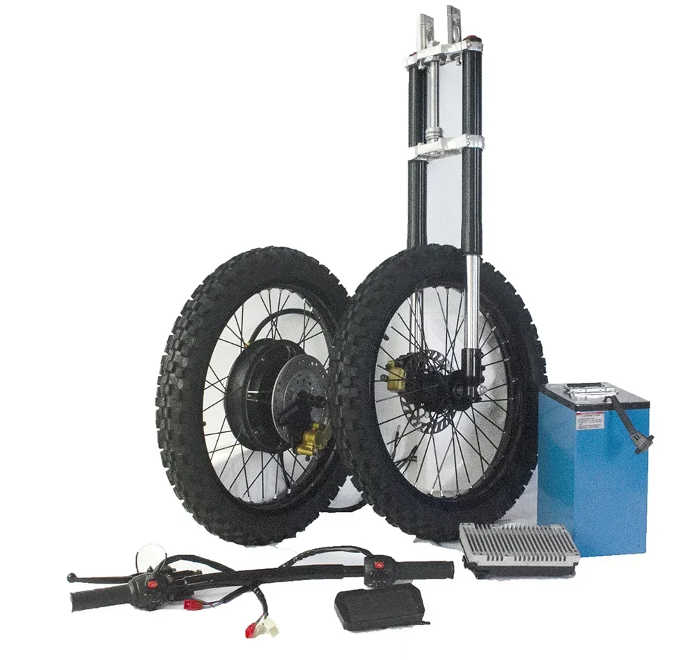 19 or 21 inch hub motor 8000w Electric Motorcycle Kit 8000w Electric Motorcycle Conversion Kit