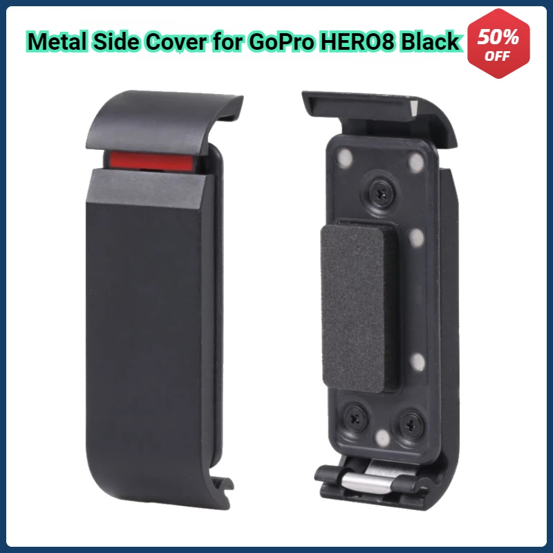 

High Qualty Metal Side Cover for GoPro HERO8 Black Camera Repair Spare Part