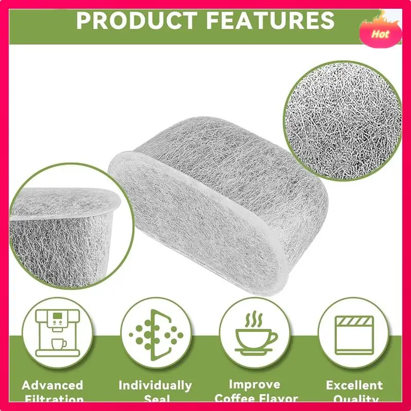 AD-忍者 ES601 ES701 エスプレッソコーヒーマシン交換用 6 個木炭水フィルターコーヒーフィルター