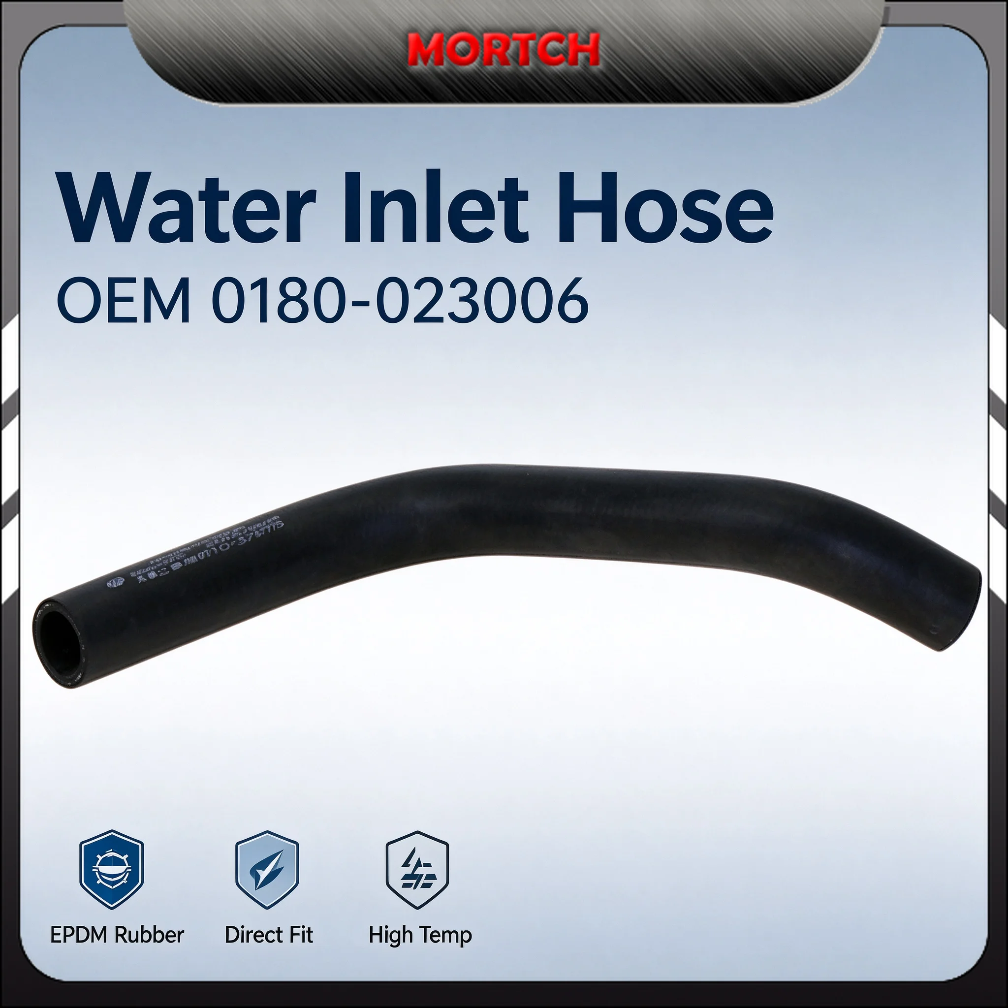 Water Inlet Hose 0180-023006 For CFMoto CF500 X5 CF188 196S 500-625cc ATV Radiator Coolant Hose
