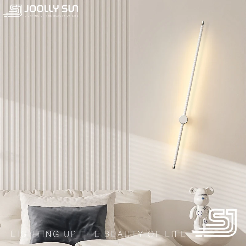 JoollySun-Applique Murale LED Moderne à Longue Bande, Luminaire Décoratif d'Nik, Idéal pour un Salon ou une Chambre à Coucher