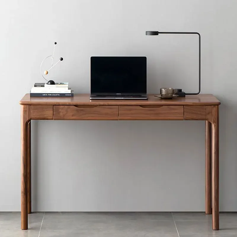 black walnut desk and chair combination Nordic simple study rectangular conference table and chair