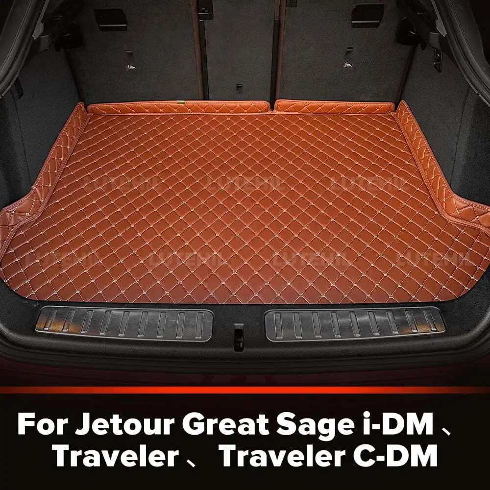 

Для Jetour Great Sage i-DM 、Traveler 、Traveler C-DM изготовленный на заказ коврик в багажник автомобиля защитный коврик грузовой вкладыш авто аксессуары для интерьера