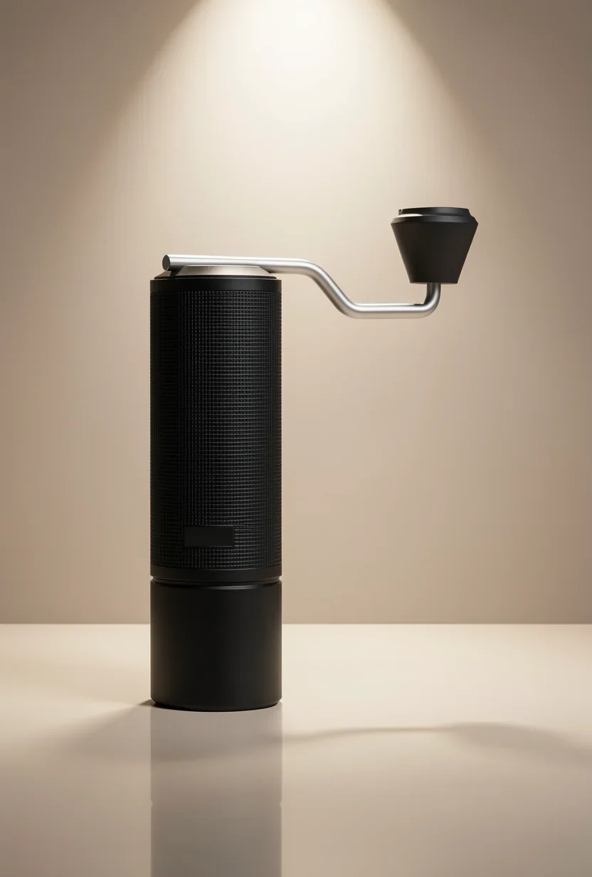 Manual Coffee Grinder 420 Stainless Steel Burr 30 Click Adjustable Compact Hand Coffee