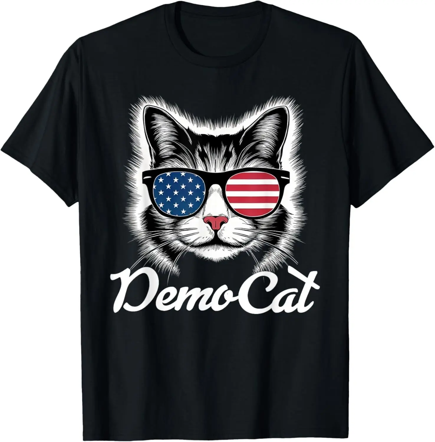 

Cat Ladies for Kamala Funny Democat President Kamala Harris T-Shirt