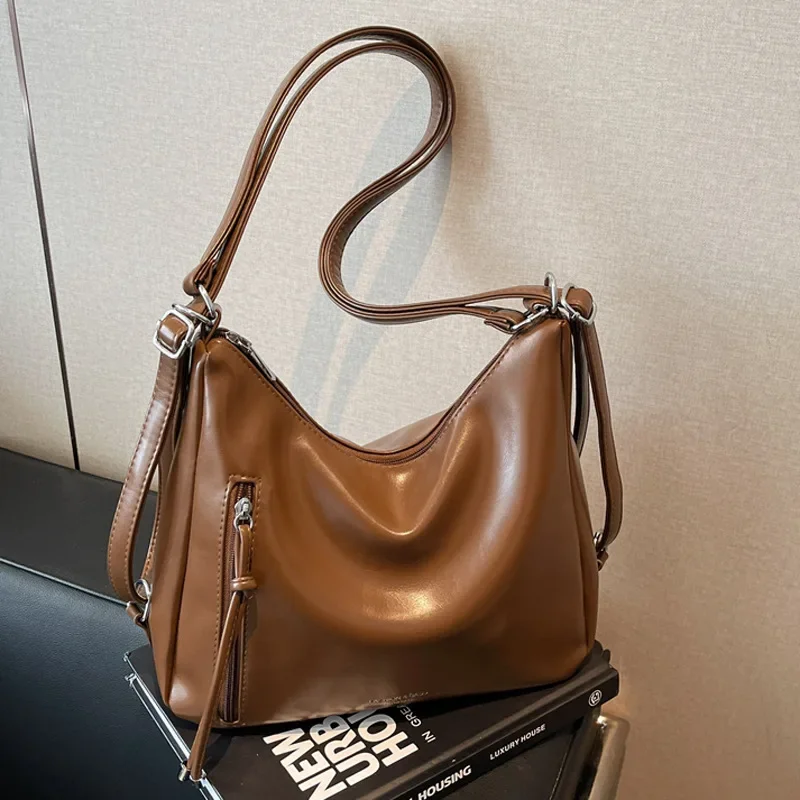 

2025 Spring Summer New Women's Tote Bag | Large Capacity Multifunctional Shoulder Bag | High-end Designer Style | Casual Work