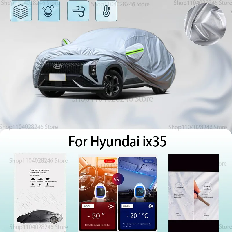 

For Hyundai IX35 Car clothing sun protection snow prevention antifreeze car protective cover auto cover