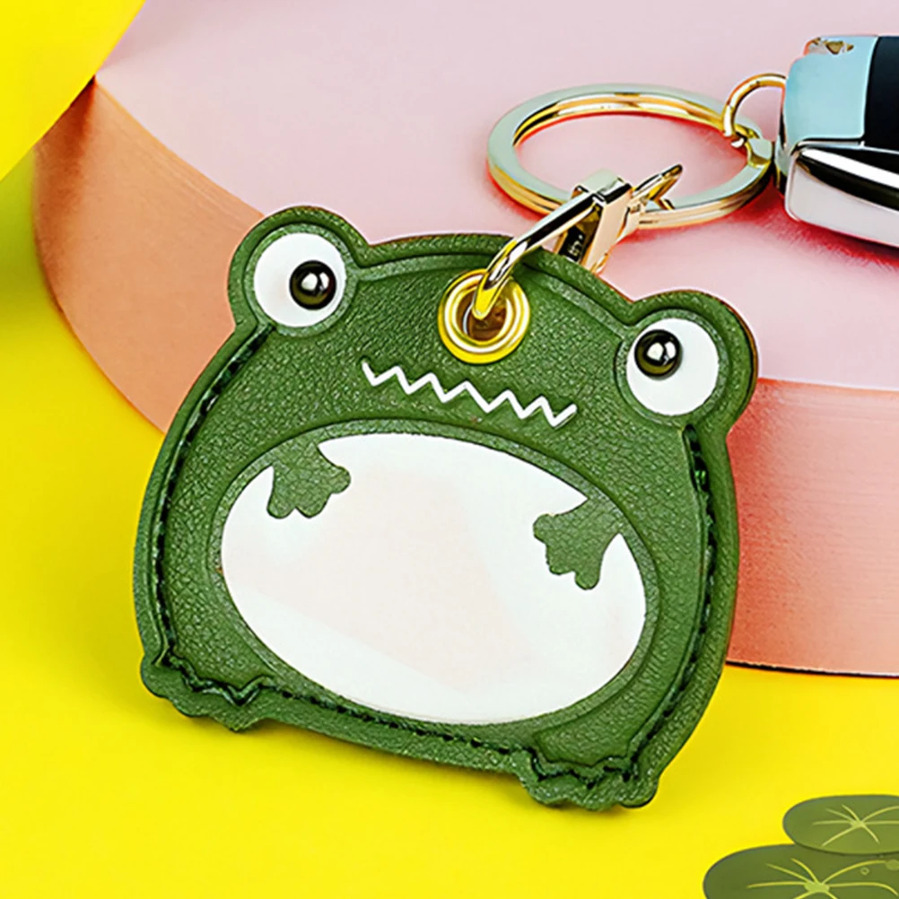 

Access Control Card Case PU Keychain Metal Bag Charm Pendant Gifts Unique Cover For Cards Storage Cartoon Design