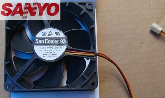 

Для Sanyo 9A0912G4031 9A0912G4061 DC 12V 0.39A 9025 сервер инвертор Вентилятор охлаждения