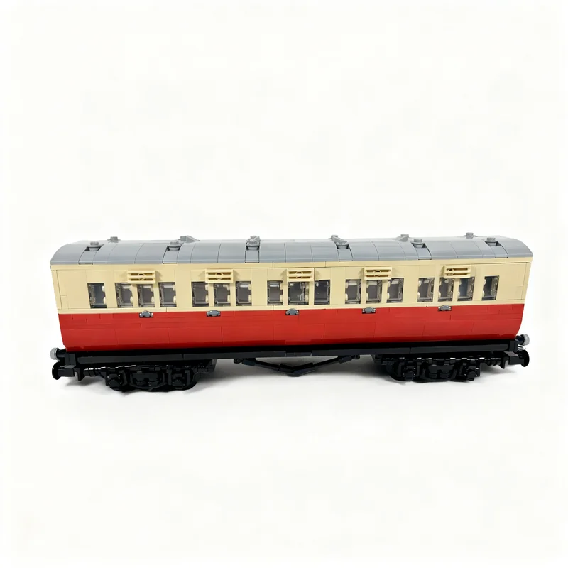 666pcs MOC British Railways Passenger Coach Train Model Building Blocks Construction Christmas Gifts Toys Education Kids Brick
