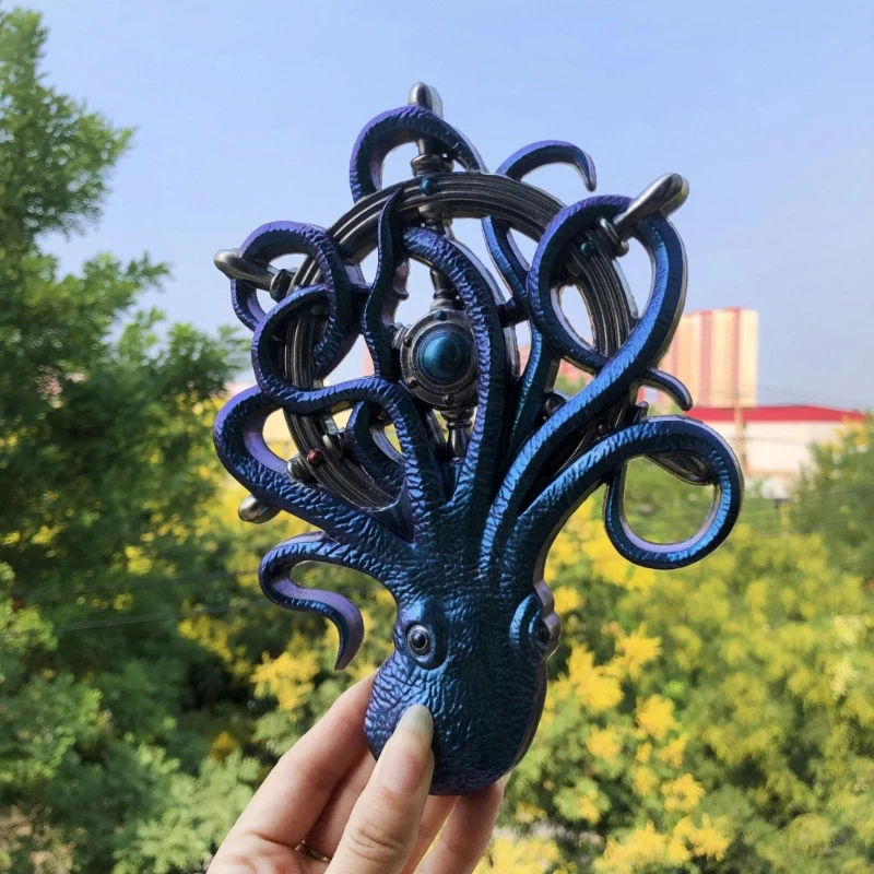 3D Octopus Shape Silicone Candle Mold for DIY Handmade Plaster Soap Non toxic Resin Moulds Creating Unique Decorations