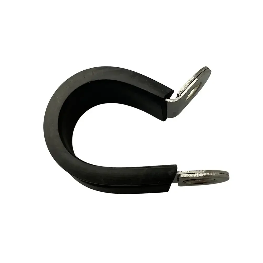 Fixed Rubber Lined Pipe Clamp Temperature -40 °Cto+120°C 6mm/8mm/10mm 7 N/mm² EPDM Rubber Hardness 55 ± 5 Durability