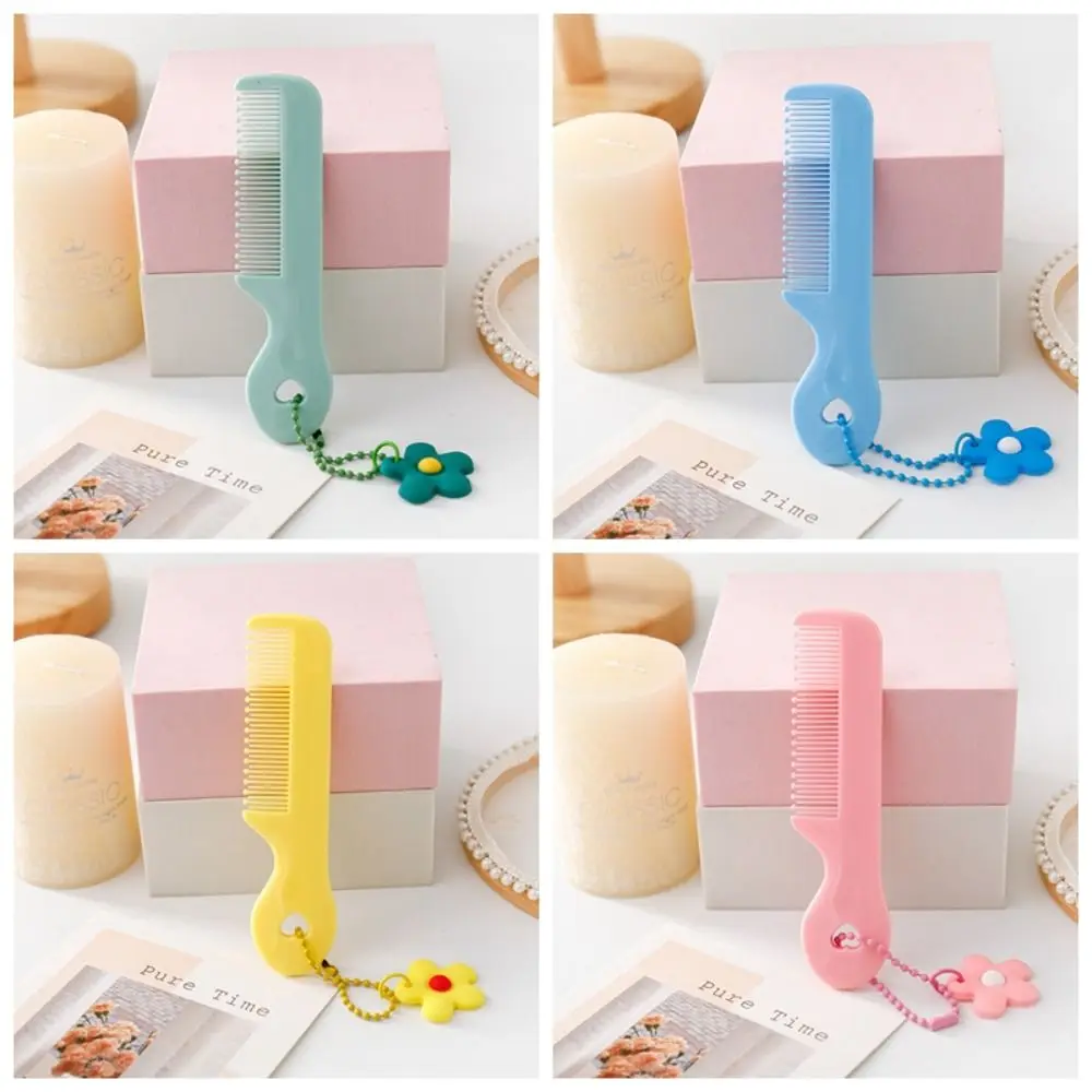 

Hair Accessories Ins Colored Hair Comb Cute Mini Hairdressing Comb Anti-static Portable Pocket Comb Baby