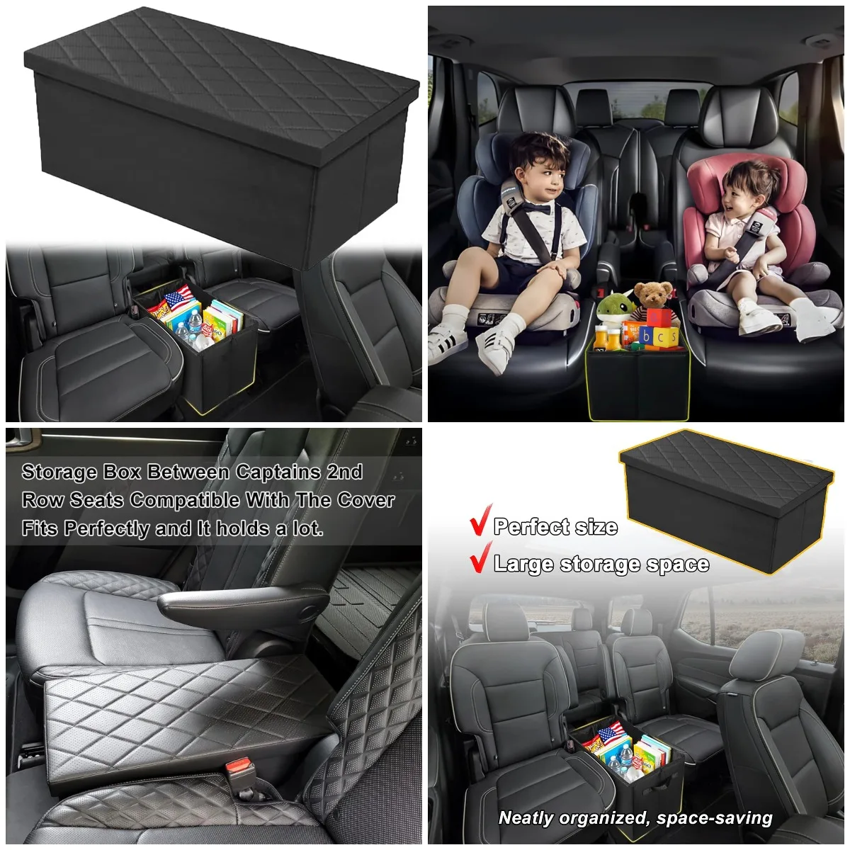 

Органайзер для автомобильного сиденья для Kia Sorento 2020-2025, хранения игрушек, закусок и детских товаров с двумя отделениями