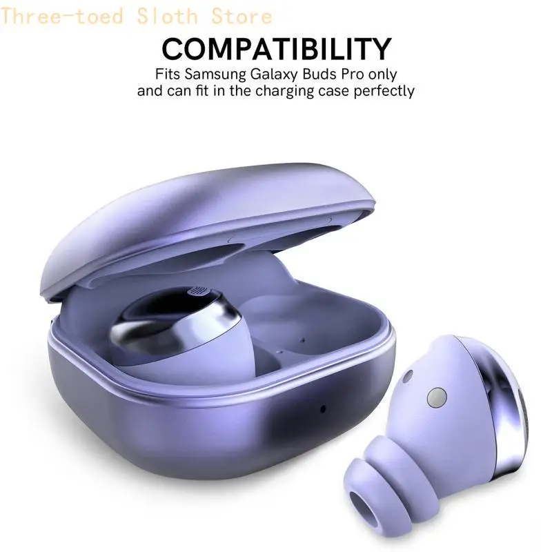 Schwarz Weiß Ohrstöpsel In-Ear-Matten Anti-Drop-Ohrstöpsel für Buds Kopfhörer-Reparaturteile E74A – Detail 2